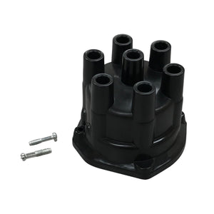 Distributor Cap, 6 Cylinder, Delco Screw Held - Bubs Tractor Parts